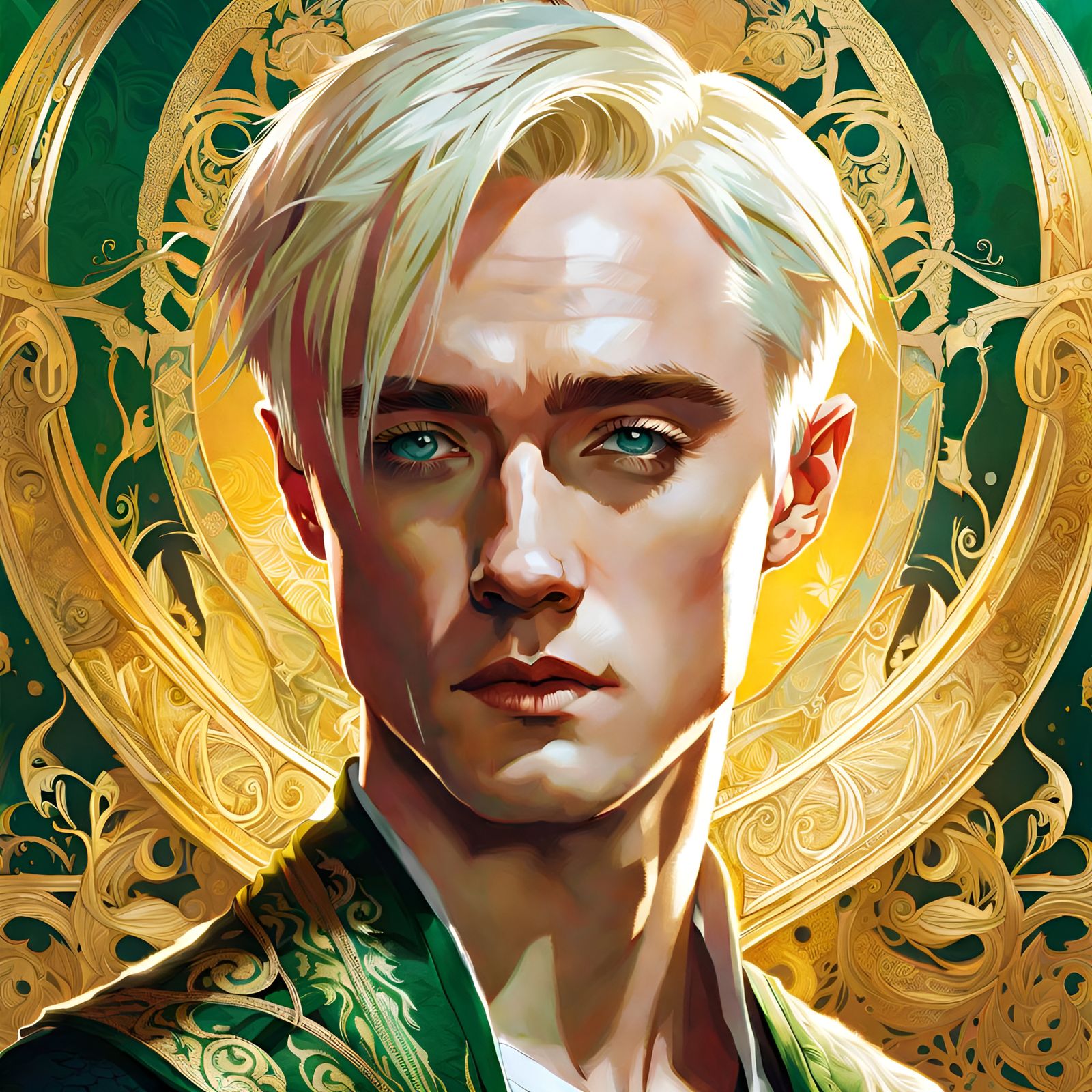 Draco Malfoy as Gorgeous Woman: Fantasy Art