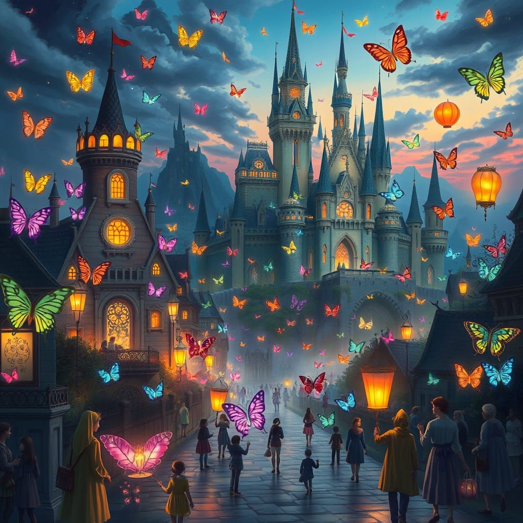 Magical City Butterfly Festival: Fairytale Fantasy Art