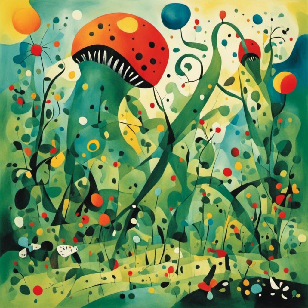 <lora:Marvellous Miro:1.0>A venus fly trap
