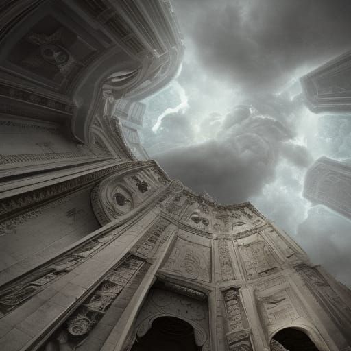 Epic Marble Digital Matte Painting