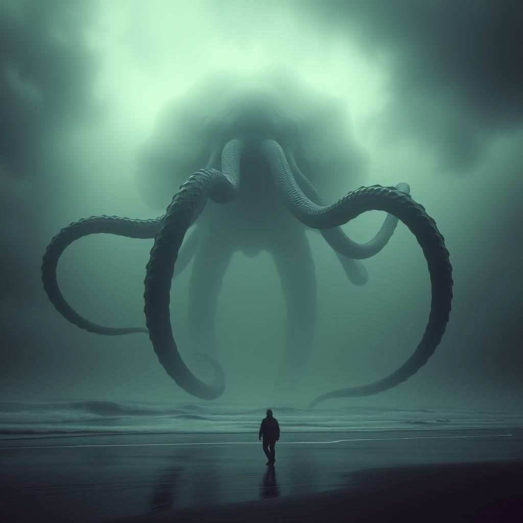 Leviathan Rising: Cosmic Horror Concept Art