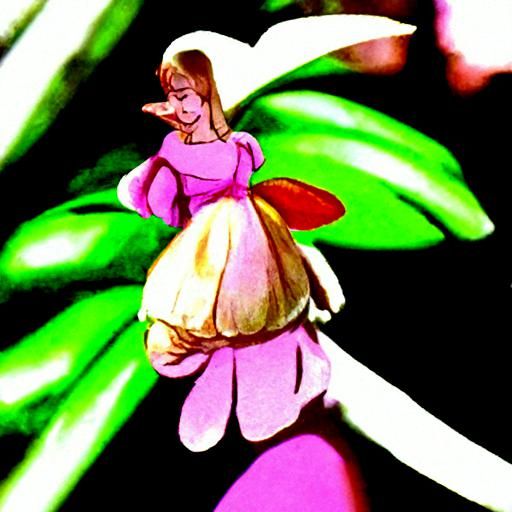 AI Interpretation of Thumbelina
