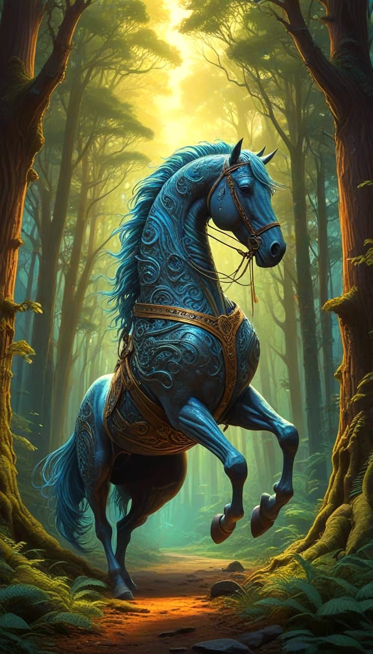 The Phantom Blue Horse 🐴