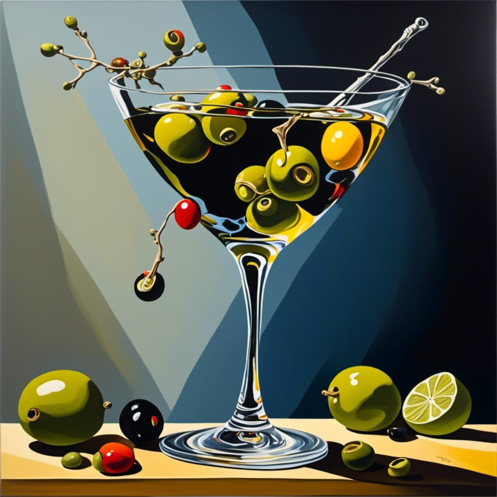 Salted Margarita in Candlelit Romantic Setting