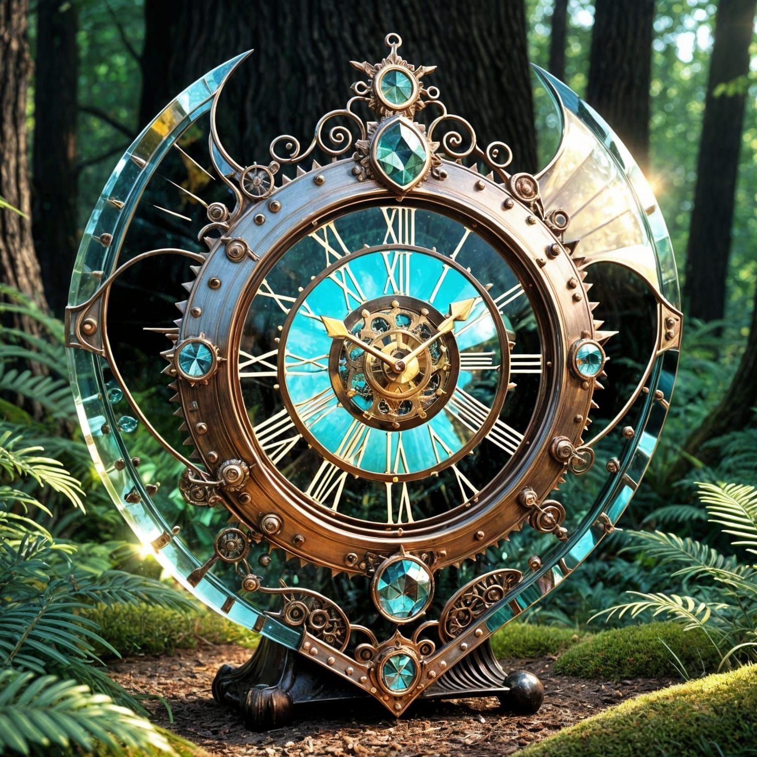 Crystal Clock Shield