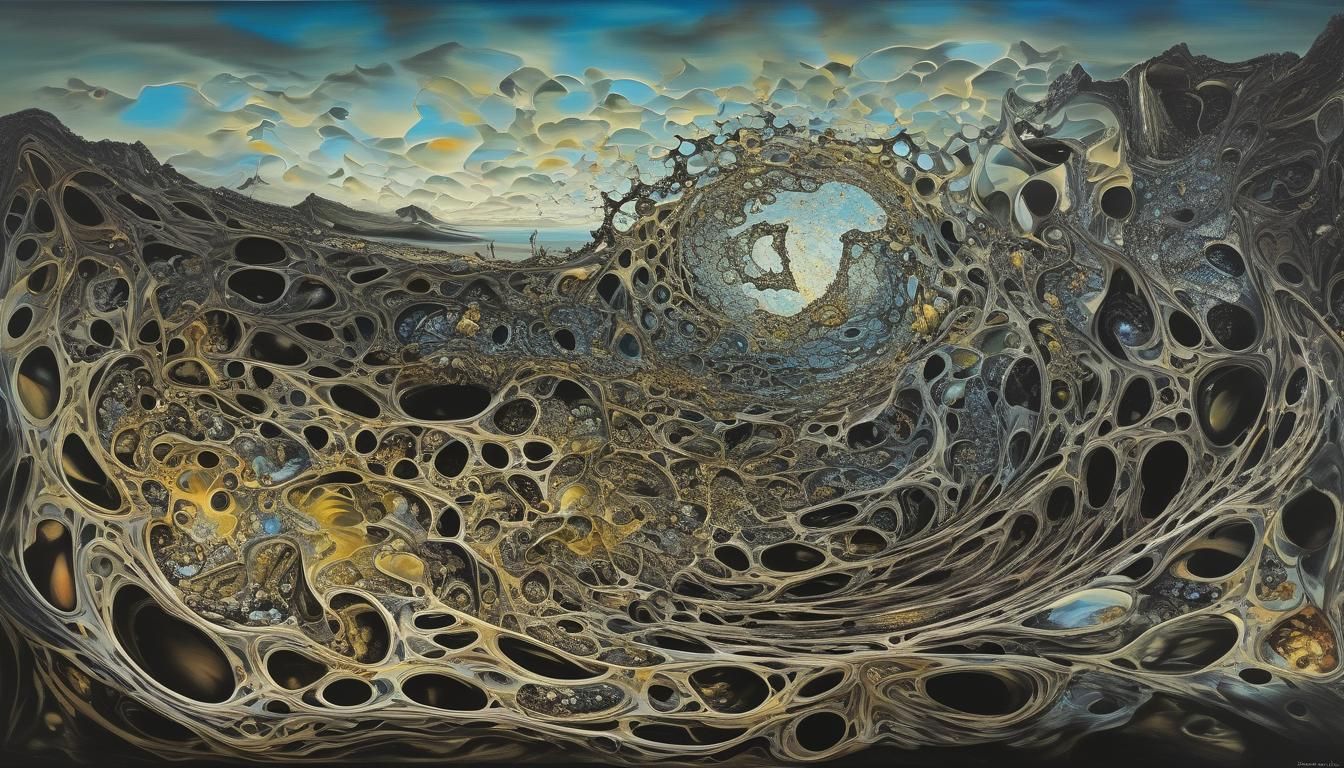 Surreal Fractal Art Inspired by Salvador Dali