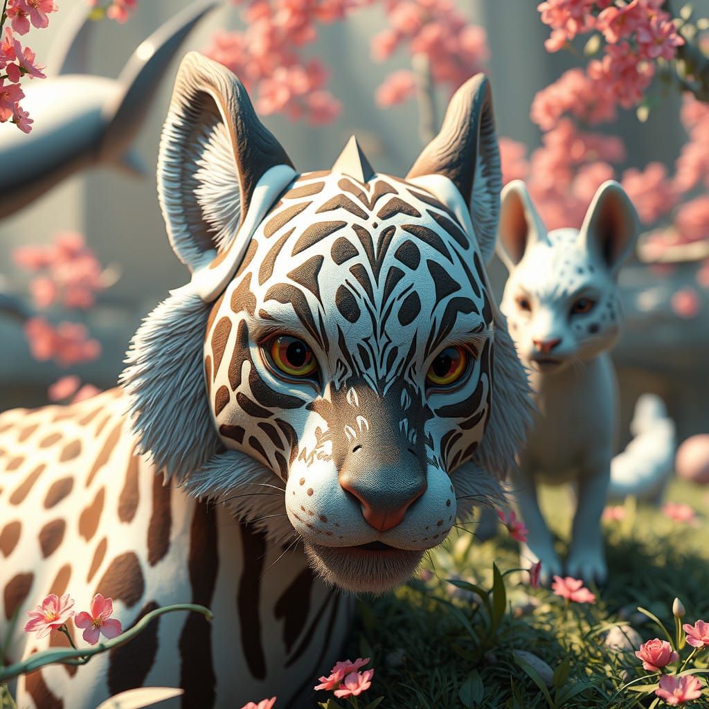 Vibrant Anime Animals in Stunning 8K Resolution