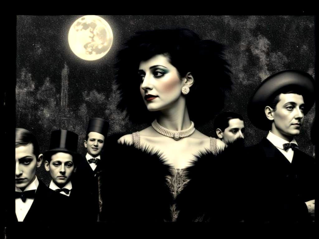 Berlin Cabaret Poster: Weimar Expressionism Nightlife