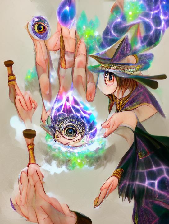 Hand Casting Spiral Magic with Open Third Eye