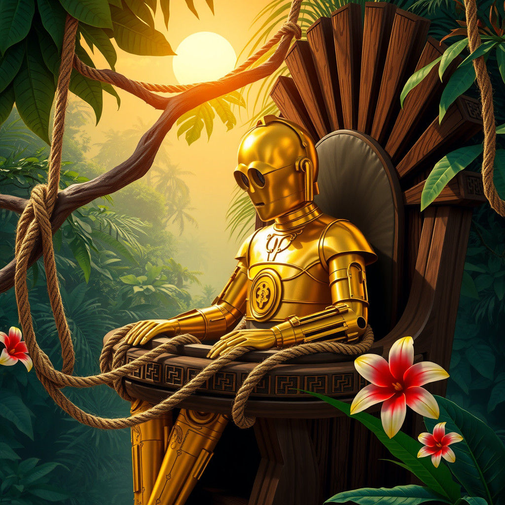 C3P0: Jungle Monarch in McQuarrie Style