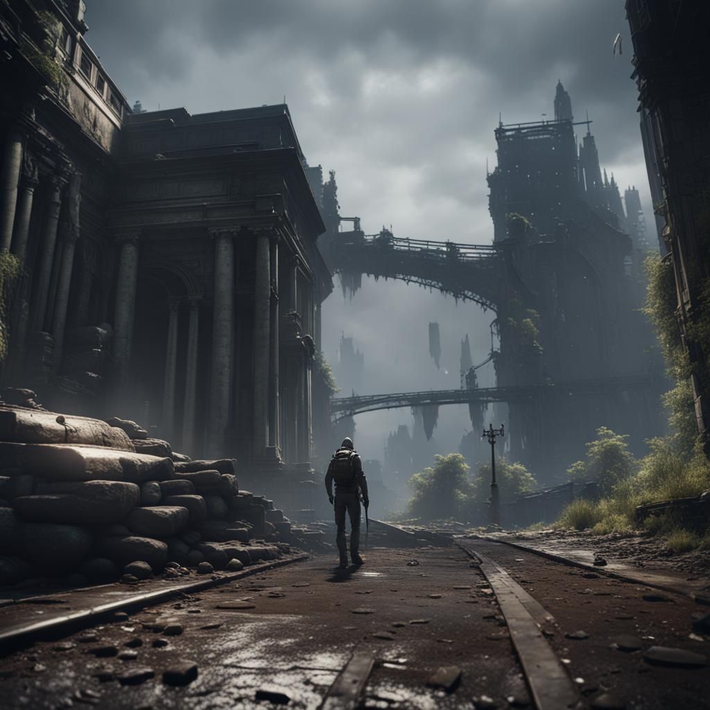 Depression in 3D Game Cinematic Style