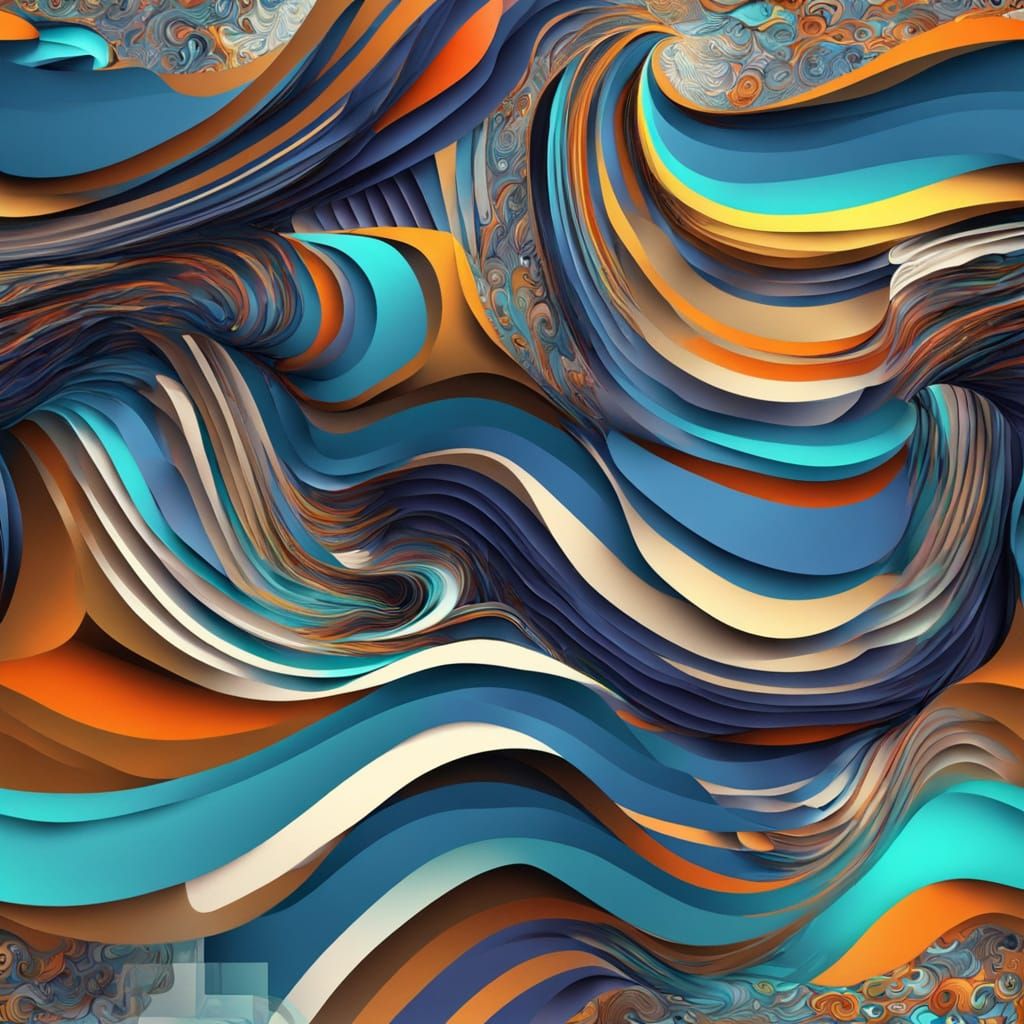 Modern Painting with Impressionist Brushstrokes