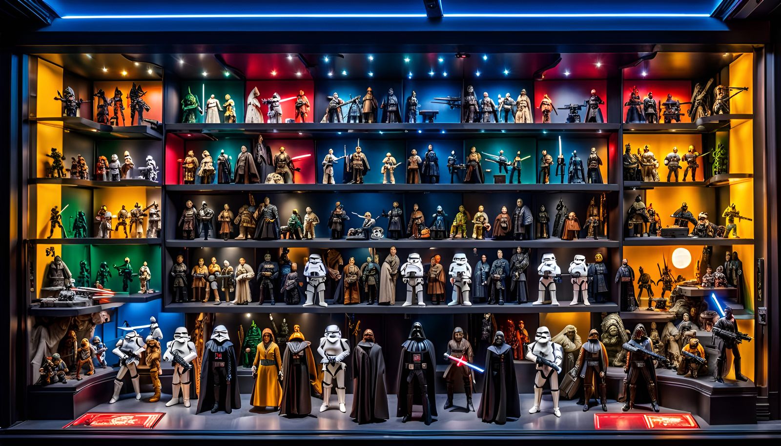 A Toy Shop Window Displaying Star Wars Action Figures  (Cont...