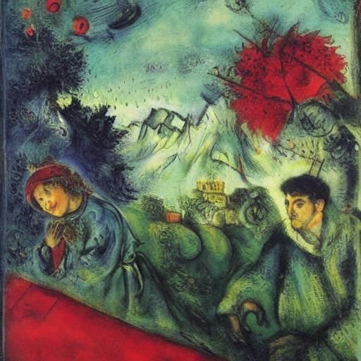 Olympus on a Rainy Day, Baroque Surrealism