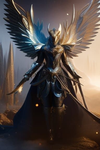 Eldritch Goat Angel Knight Overseeing Contract