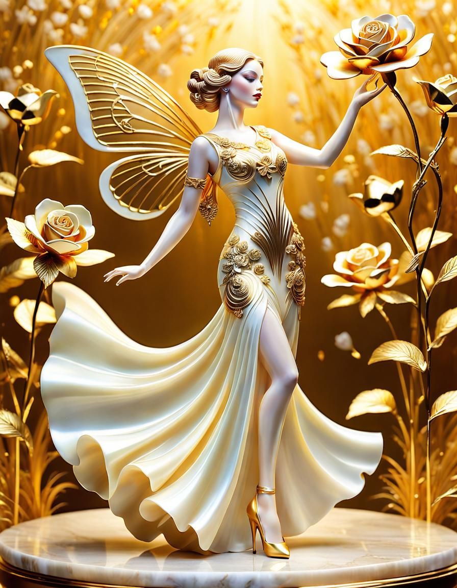 Art Deco dancing figurine