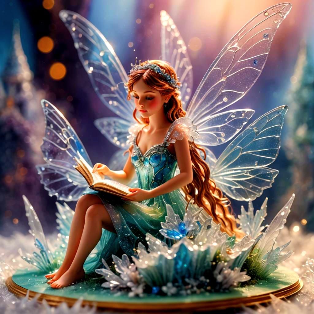 Crystal Fairies in Magical Pop-Up Book