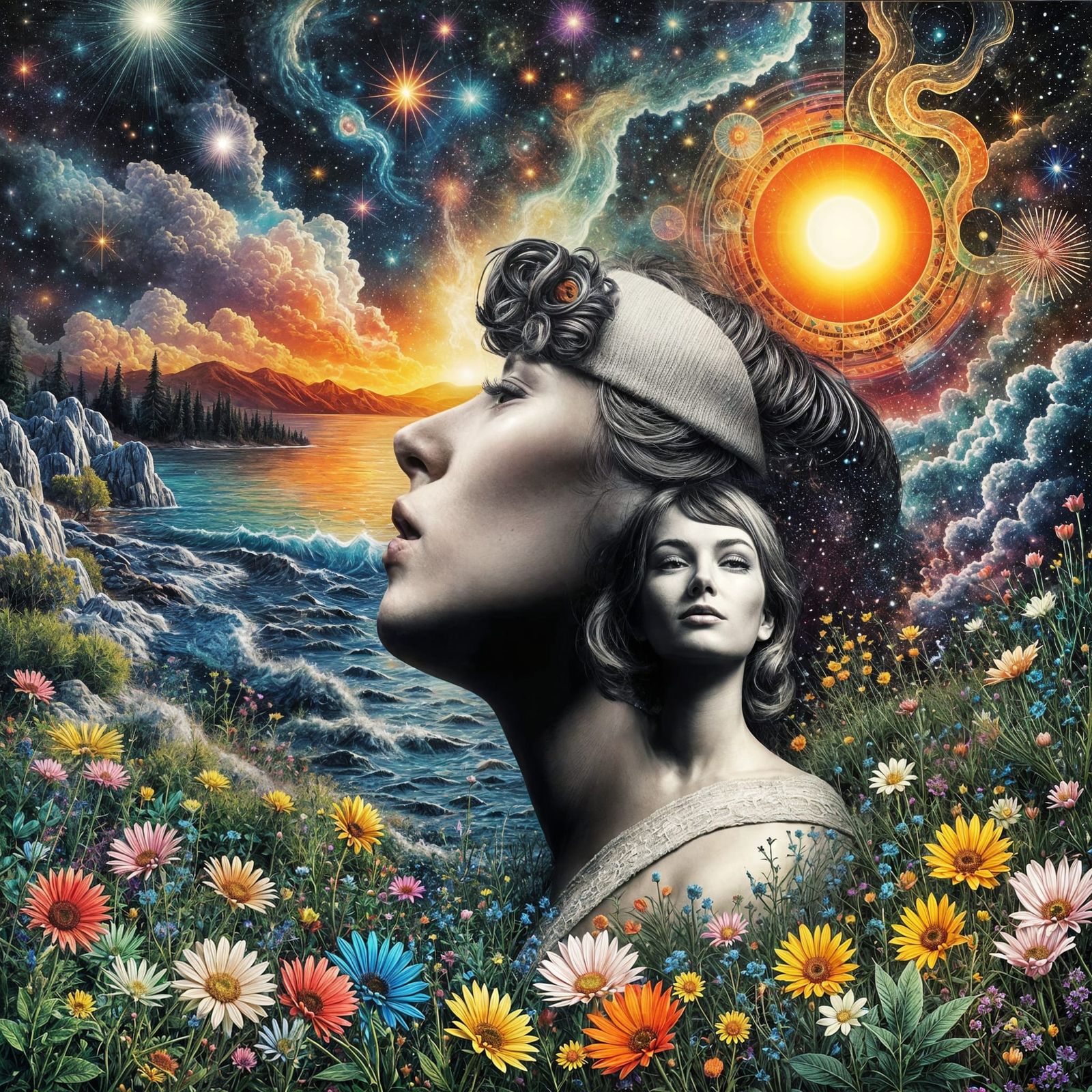 Psychedelic Therapy in Vibrant Digital Art