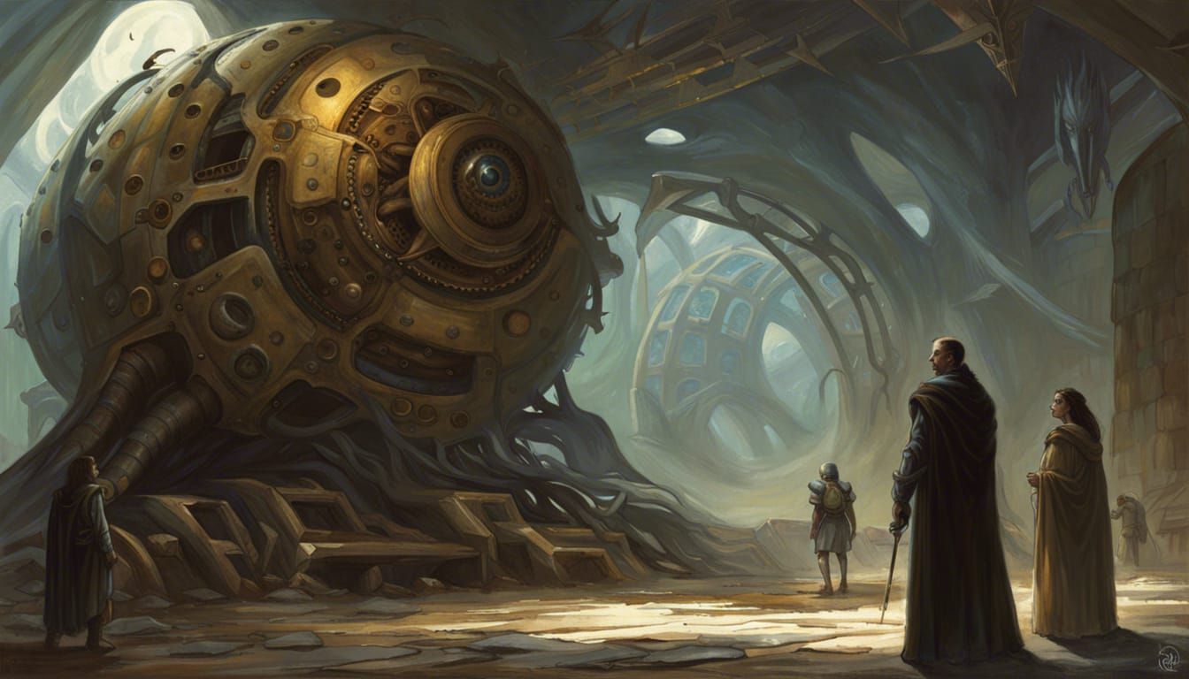 Zathras and the Great Machine: Sinister Art