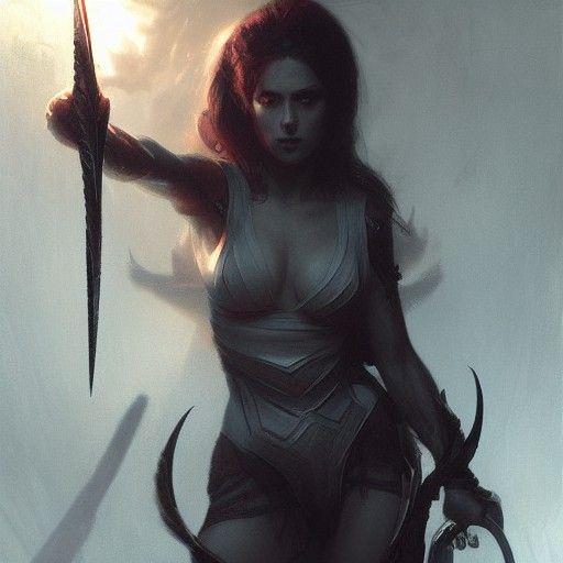 Malenia, Blade of Miquella: Sinister Greg Rutkowski Style