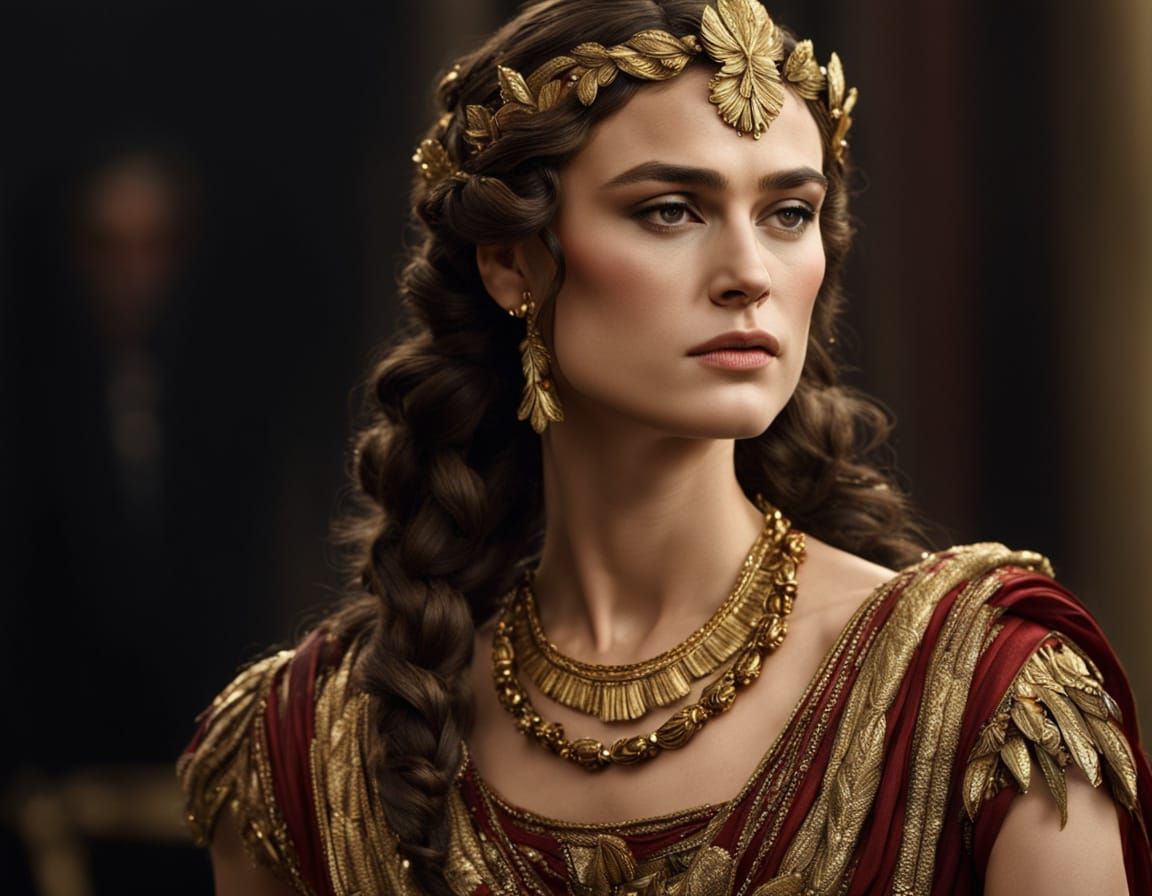 Keira Knightley as Roman Empress Geta Caracalla in Ultrareal...