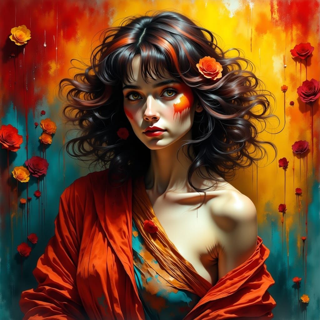 Surreal Portrait of Melancholy