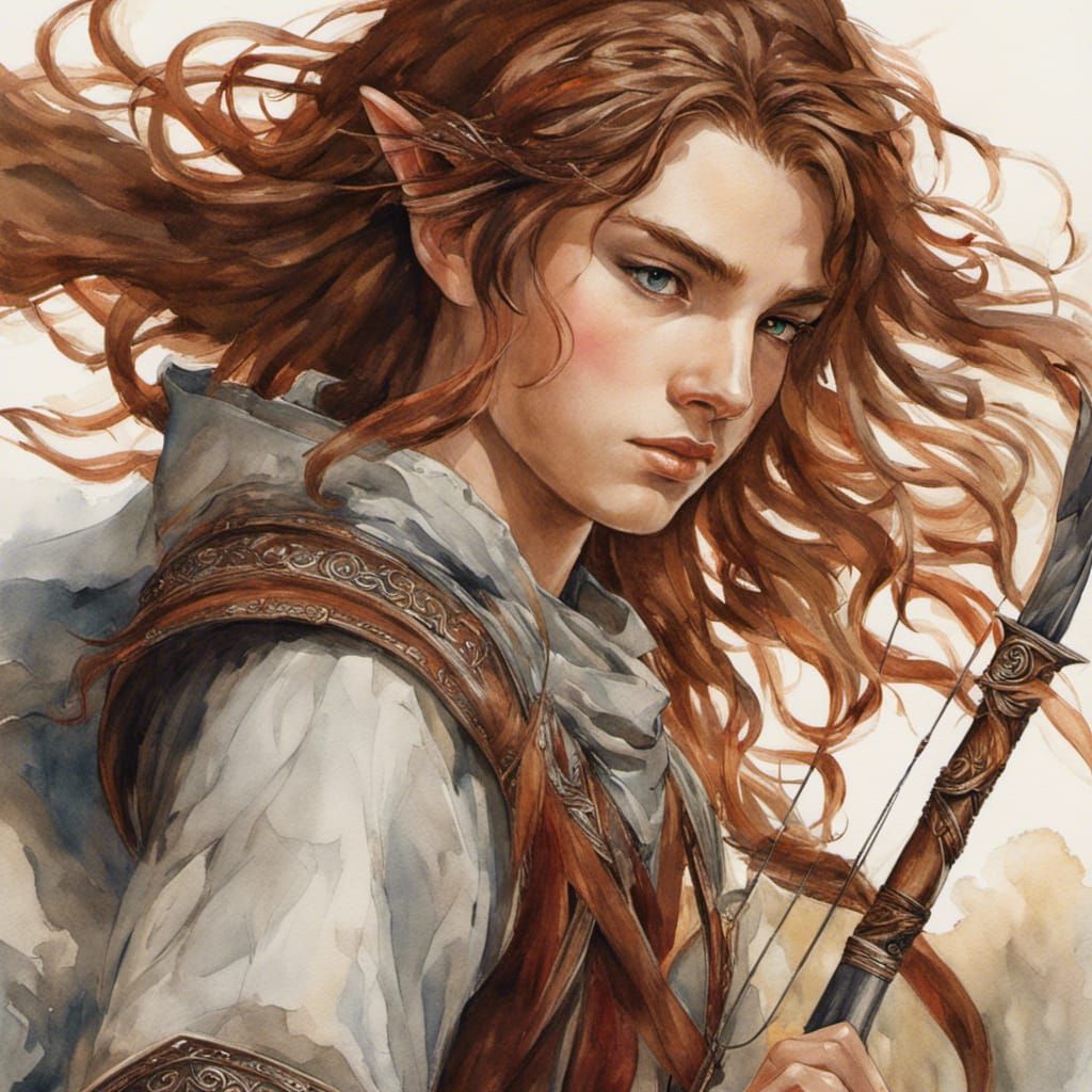 Young Galen practicing his craft