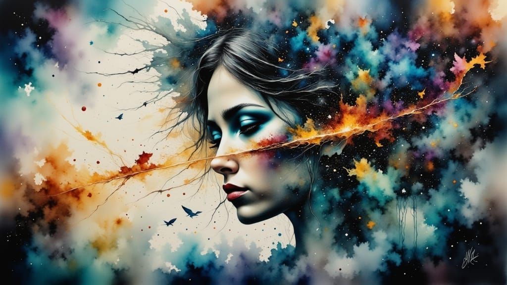 Dreamlike Ephemeral Memory with Optical Illusions