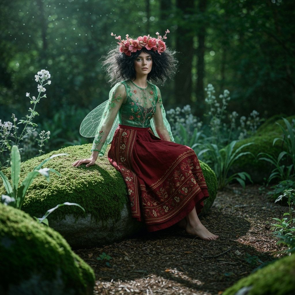 Romany Fairy in Glowing Fairy Fort