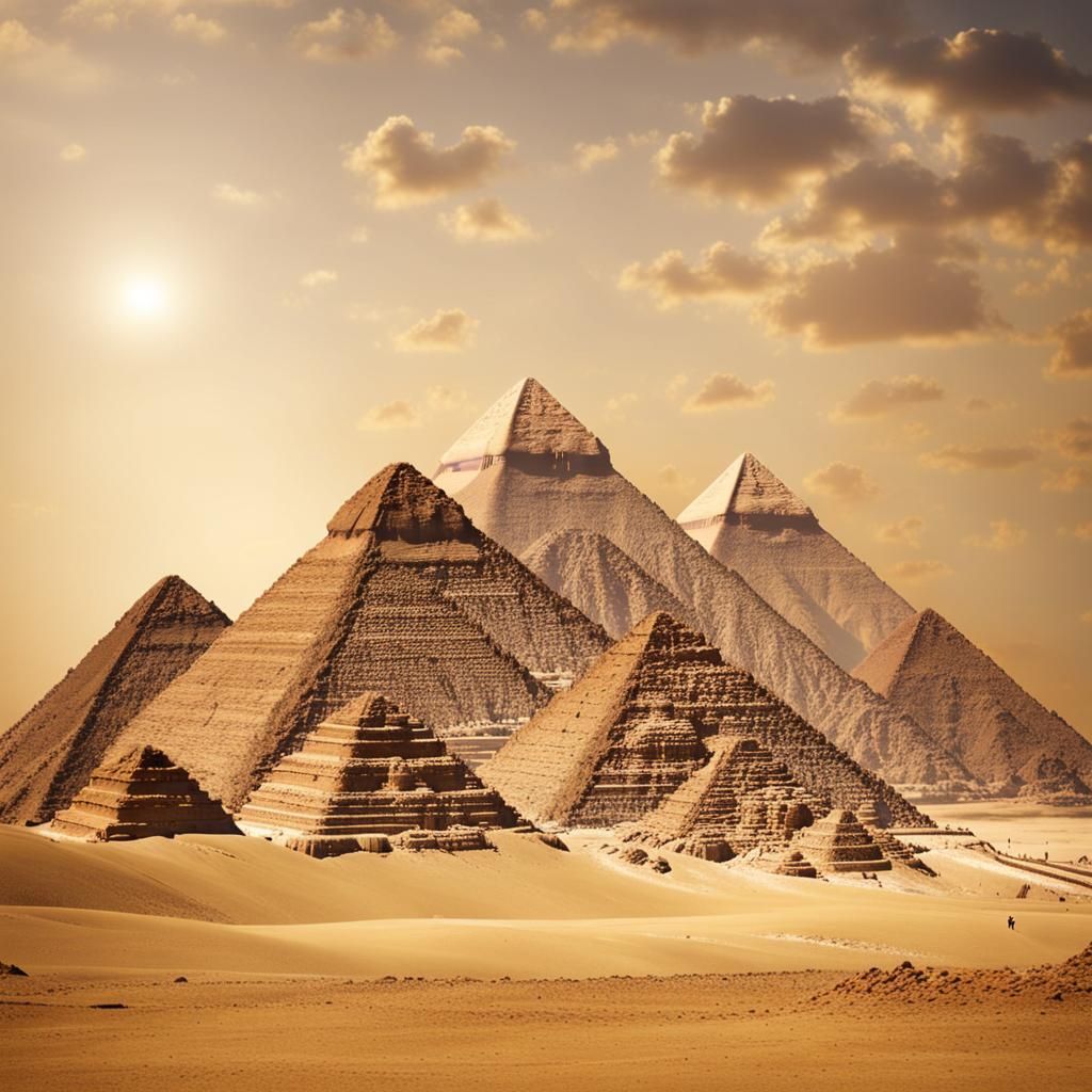 Majestic Egypt Pyramids in Professional Photography