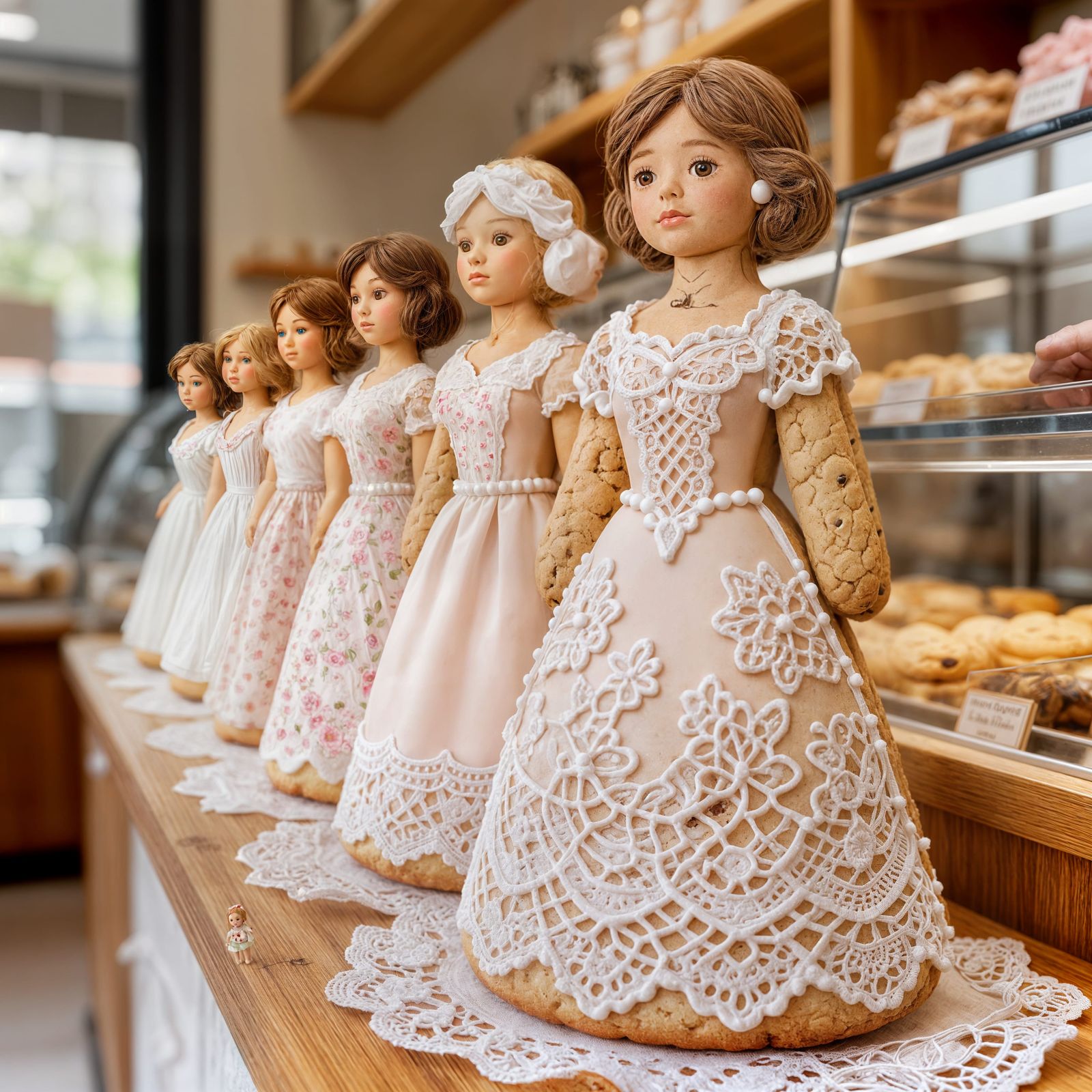 Hyperrealistic Edible Cookie Doll in Realistic Style