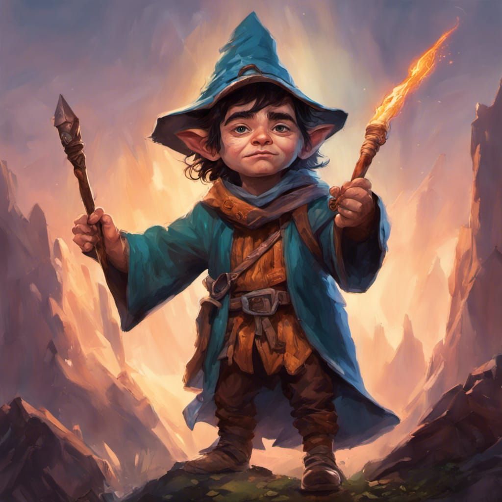 Halfling Wizard: Leonard Hofstadter in D&D World
