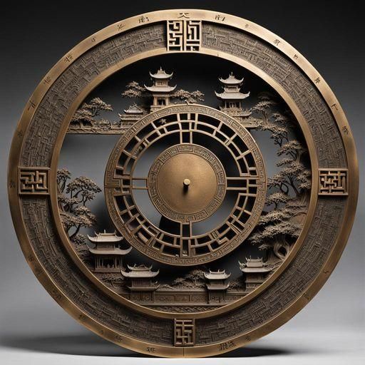 Chinese sundial bronze