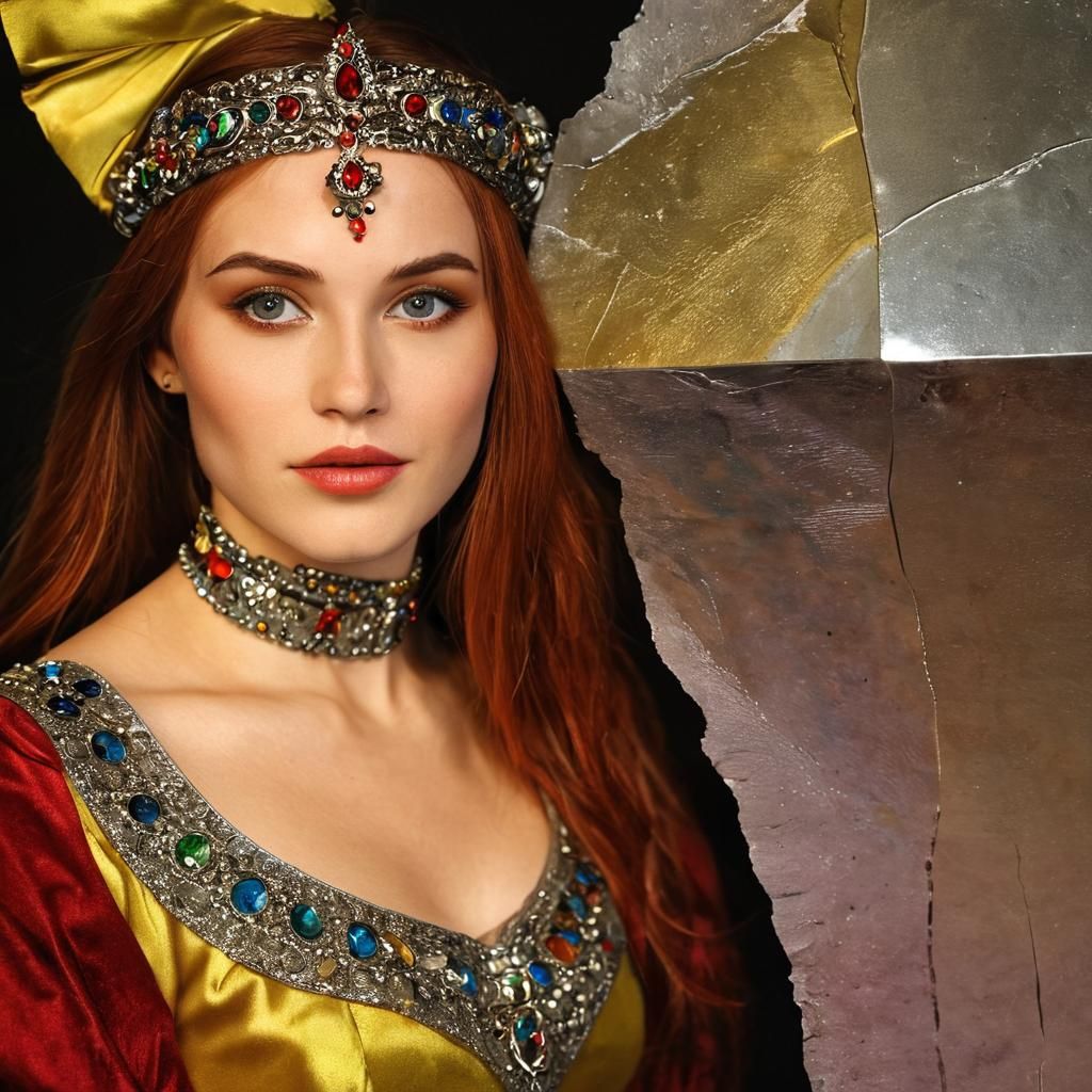 Abstract Color Palette: Red, Green, Yellow, Blue