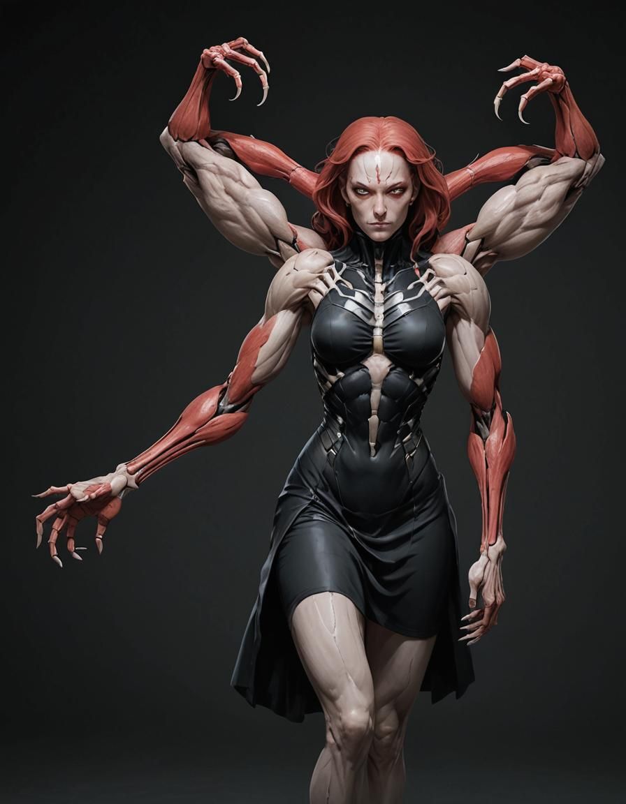 Spider-Mammoth Hybrid with Four Limbs