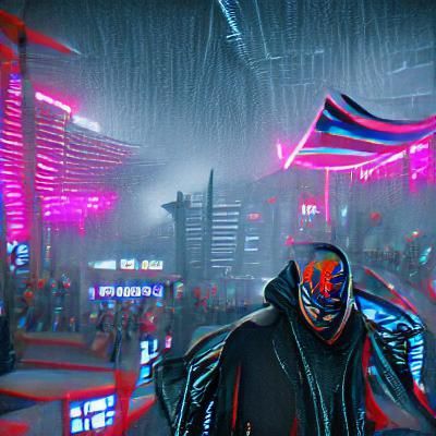 Cyberpunk 2099 Neon Cityscape