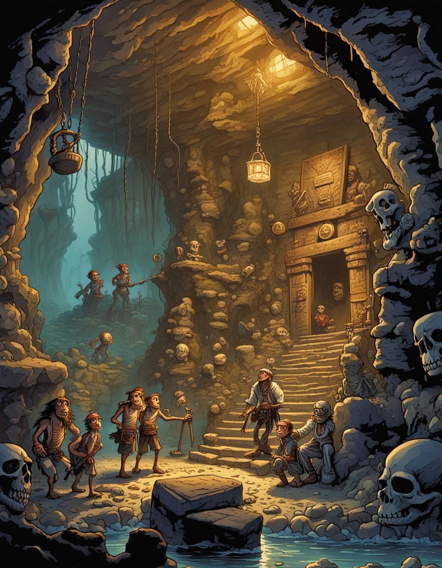 Monkey Island: Big Whoop Treasure in Pirate Cave