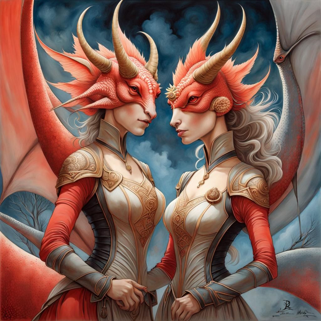 Two dragon women from another world 11