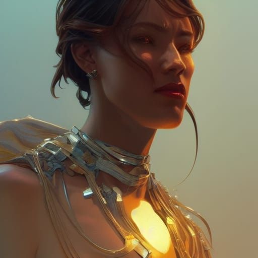 Detailed Portrait of a Greedy Character, Trending Art