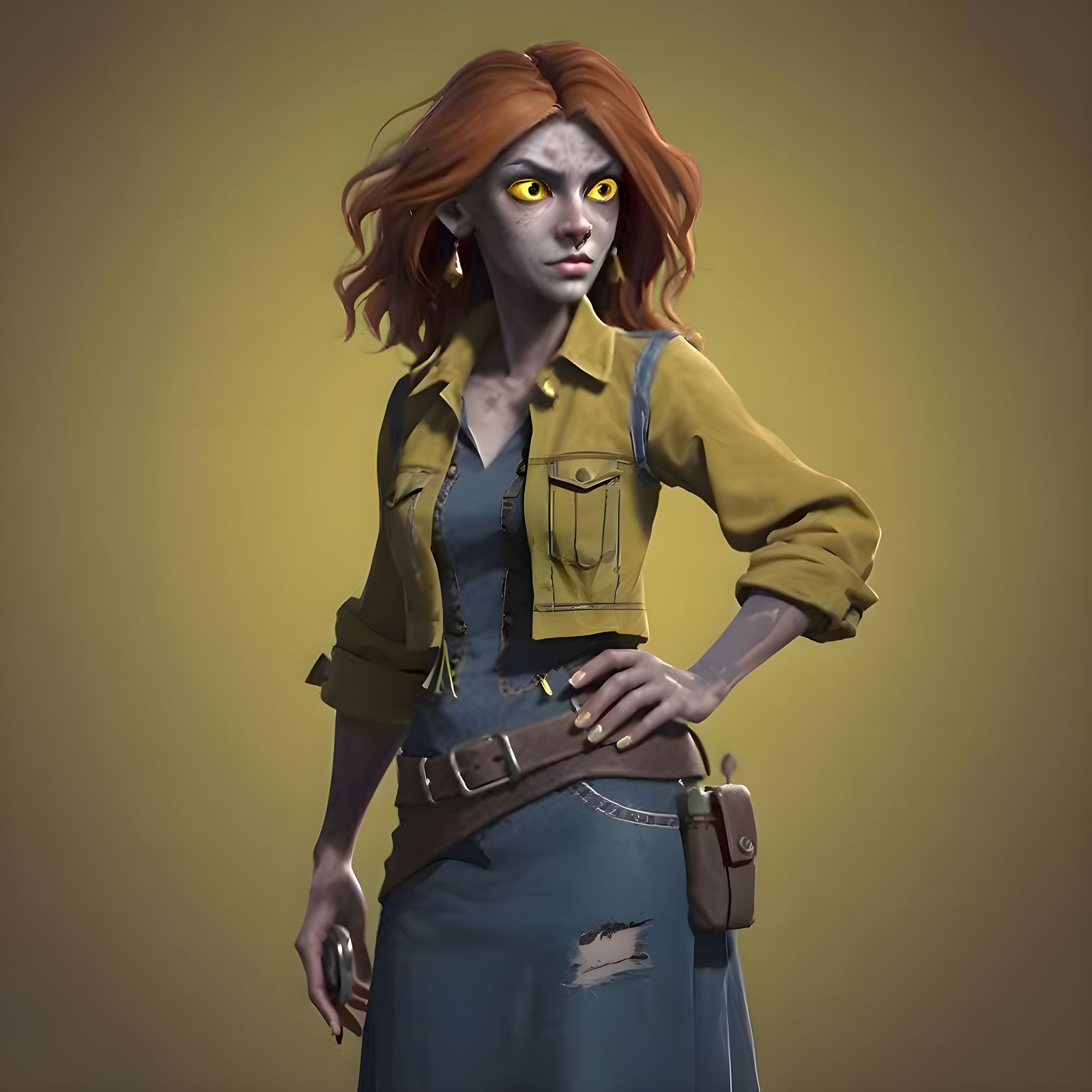 Zombie Senorita: Disturbingly Cute Latina Loan Shark with Sw...