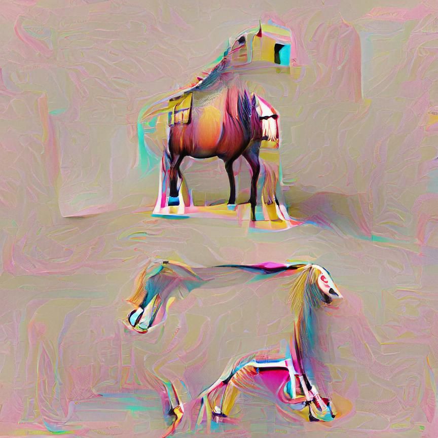 Realistic AI Rendering of a Horse