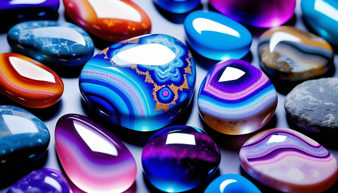 Triadic Starlight in Vibrant Oil