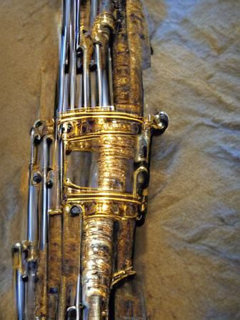 Glimmering Medieval Sackbut: Digital Art
