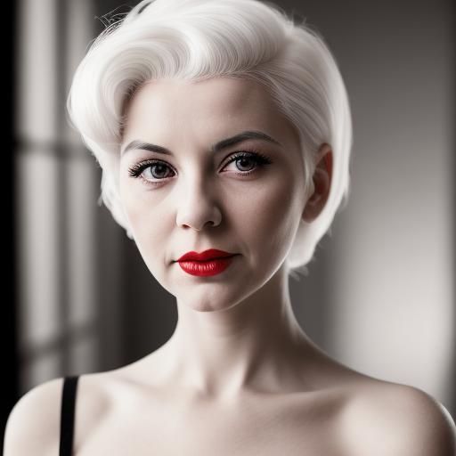 Elegant 1950s Woman in Black Cocktail Dress