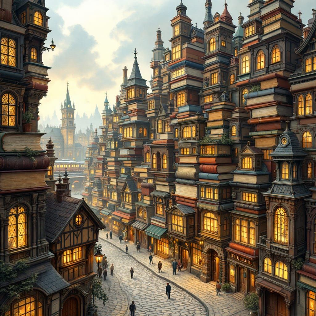 Bookopolis: A City of Antique Books