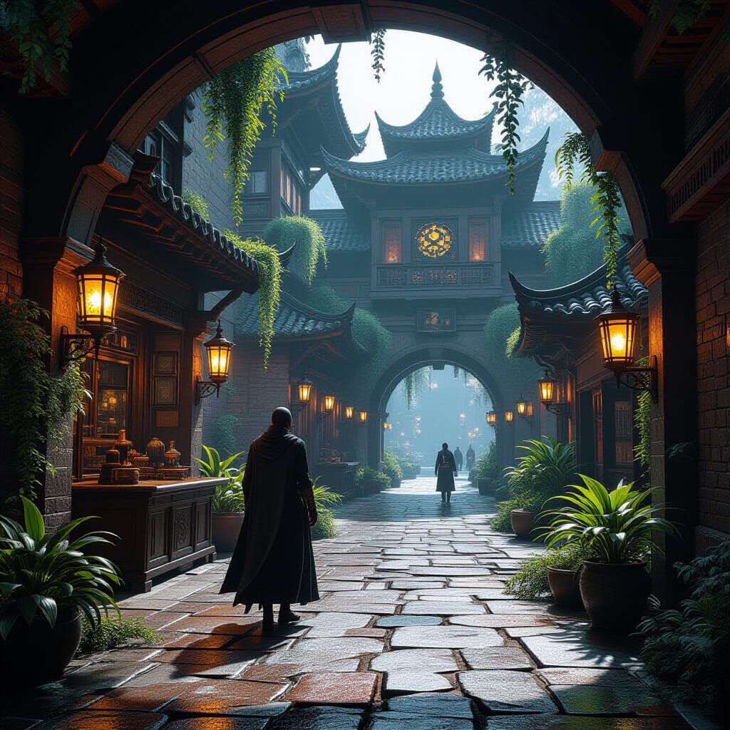 Epic 3D Game Cinematic Masterpiece with Dynamic Lighting