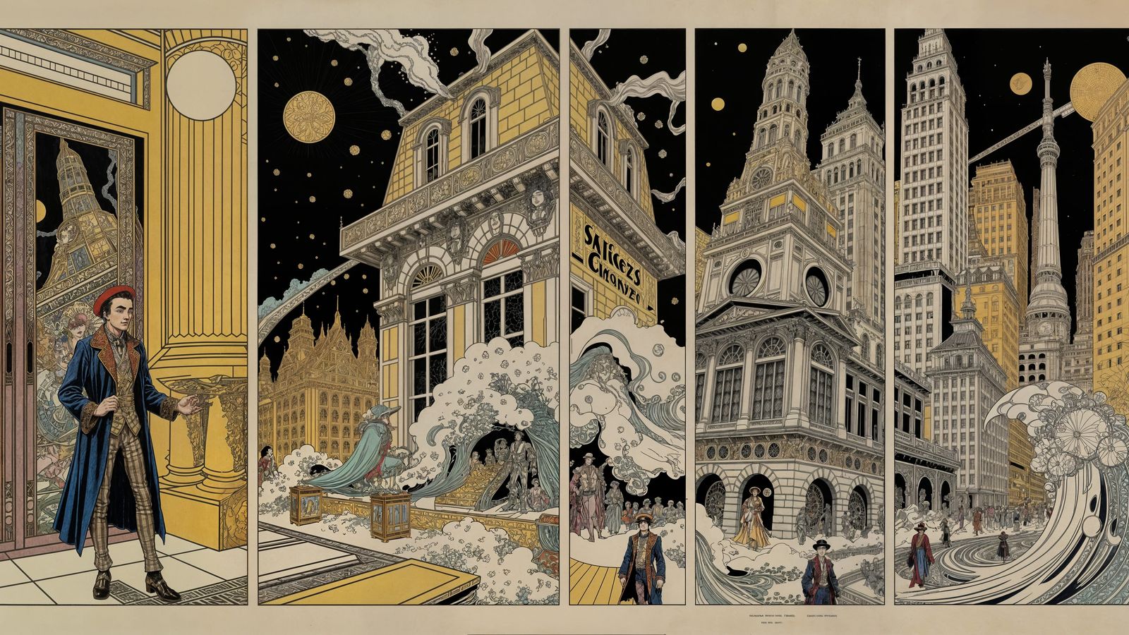 Comic Book Pages: The Grand Parade of the Mad Chaos Bringer