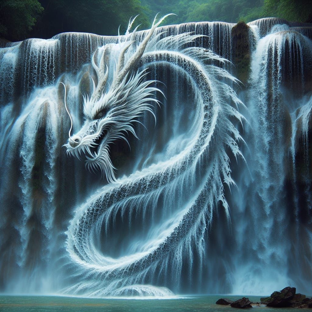 Water Dragon Cascade: A Professional Photo