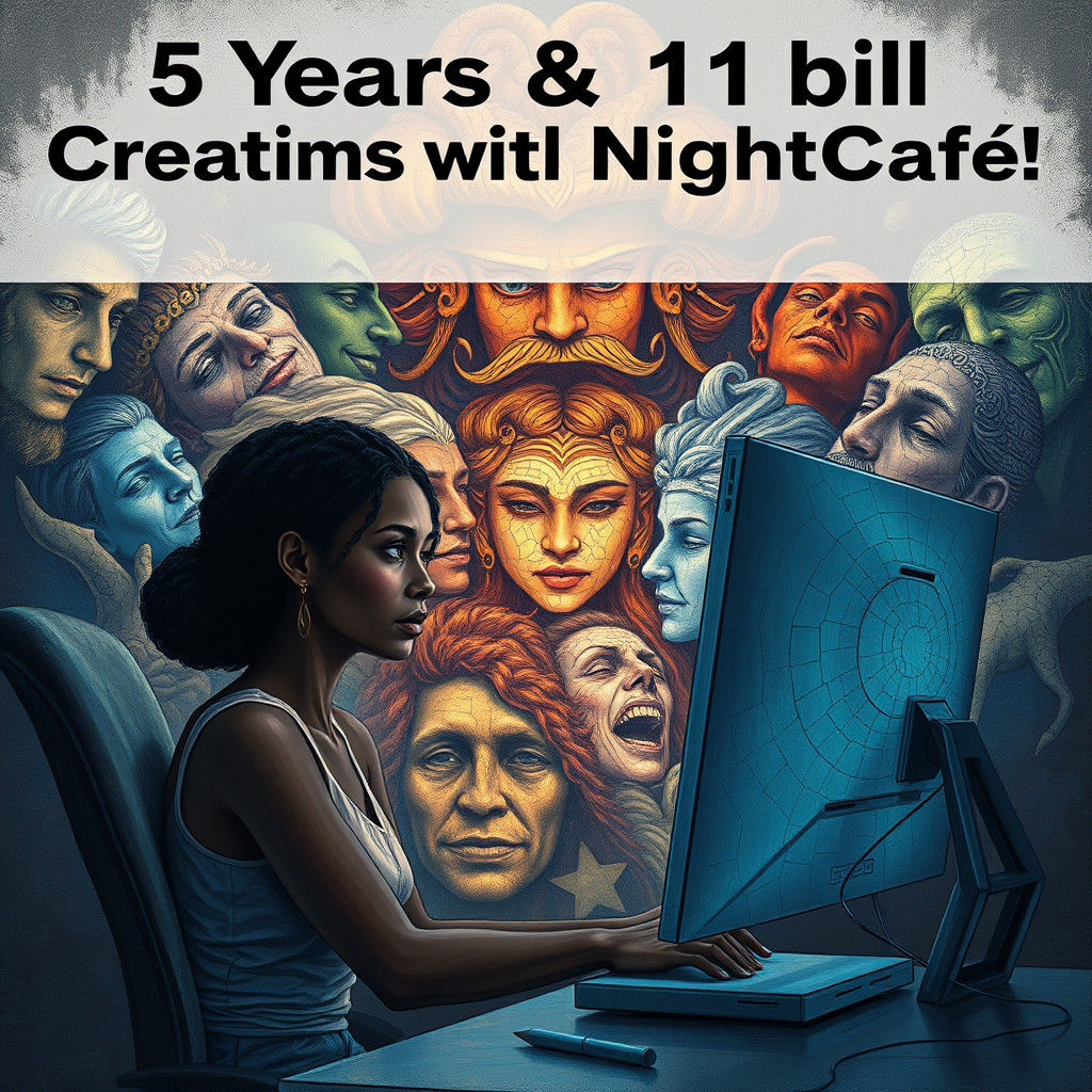 Woman's Imagination Bursts Forth in Crackle Paint Style