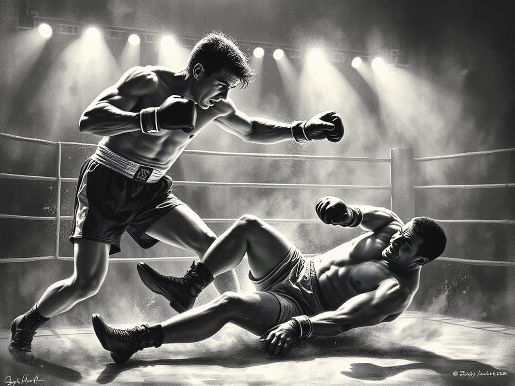 Boxing Masterpiece: Dempsey Knockdown in 1923